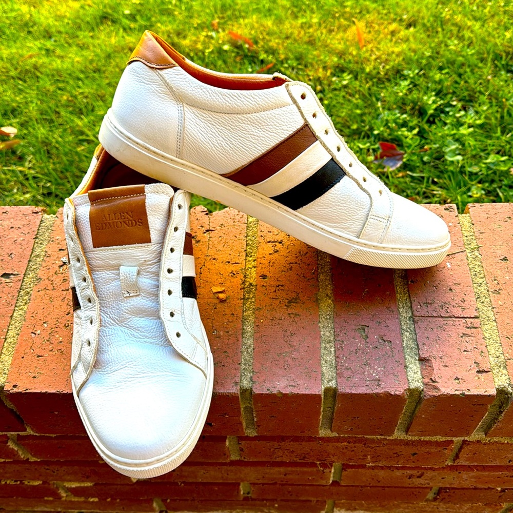 Allen Edmonds “courtside” signature men’s leather sneakers
